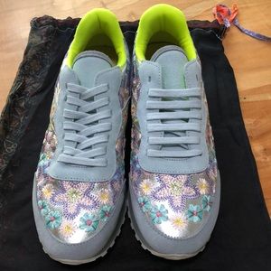 Johnny Was Embroidered Sneaker Size 39
